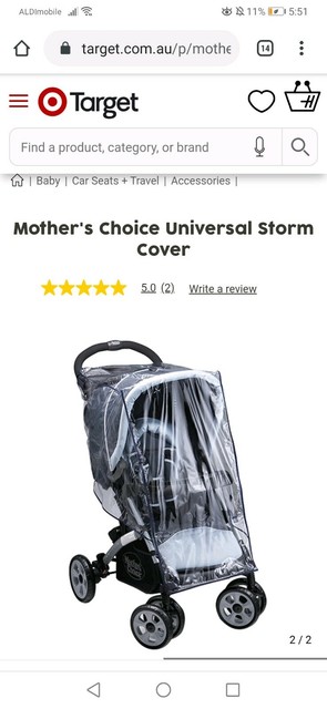 pram rain cover target